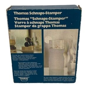 Vintage Thomas Schnaps-Stamper Set of 6 Schnaps Stamper Shots Schnaps Glasses